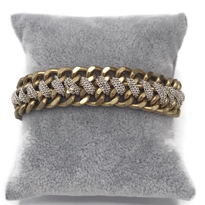 Lucky Brand 2Tone Chain Link Bracelet